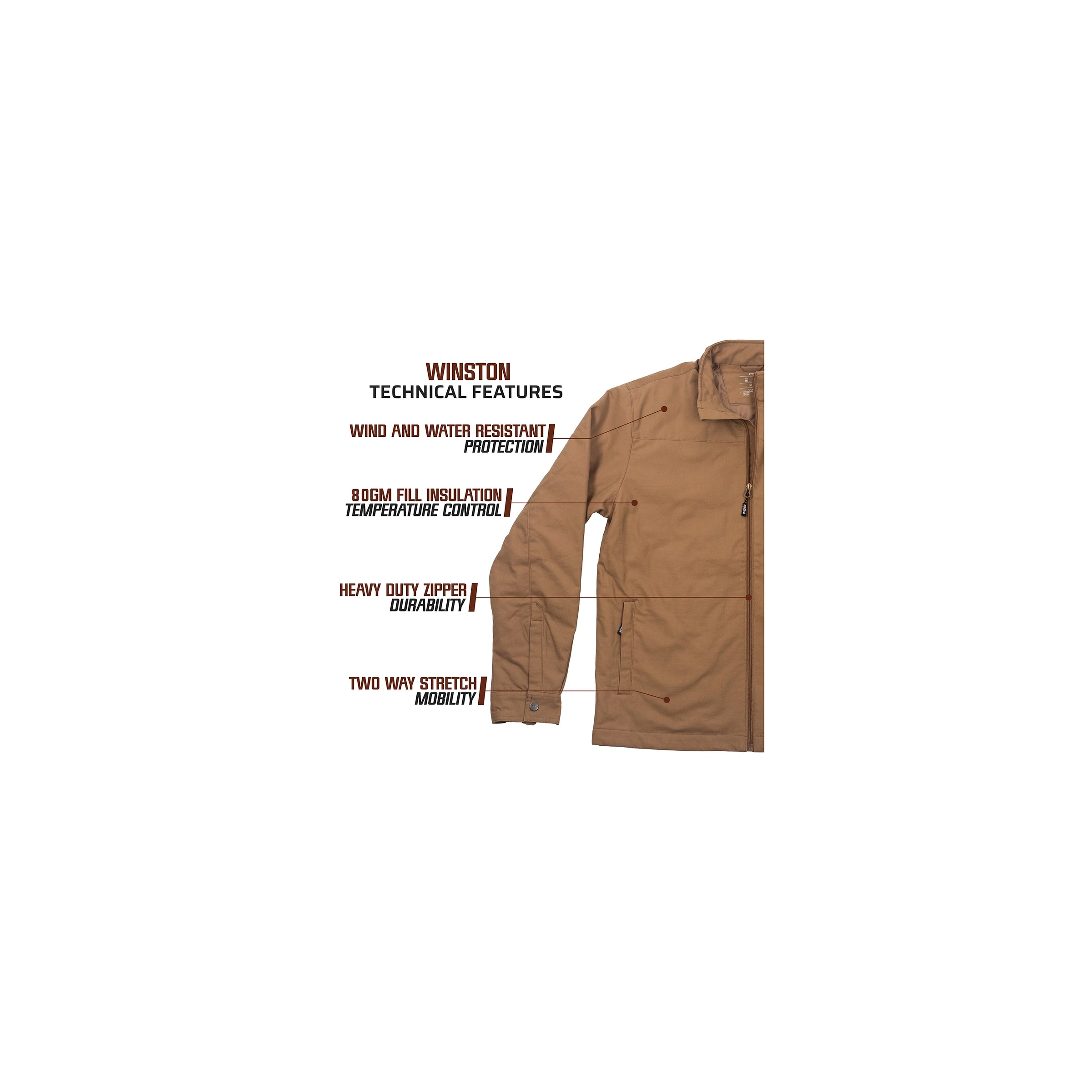 winston technical features farm jacket ranch jacket